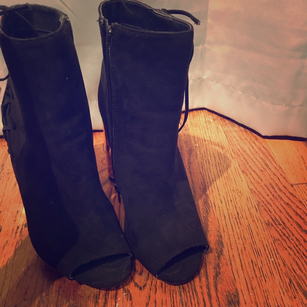 Black booties